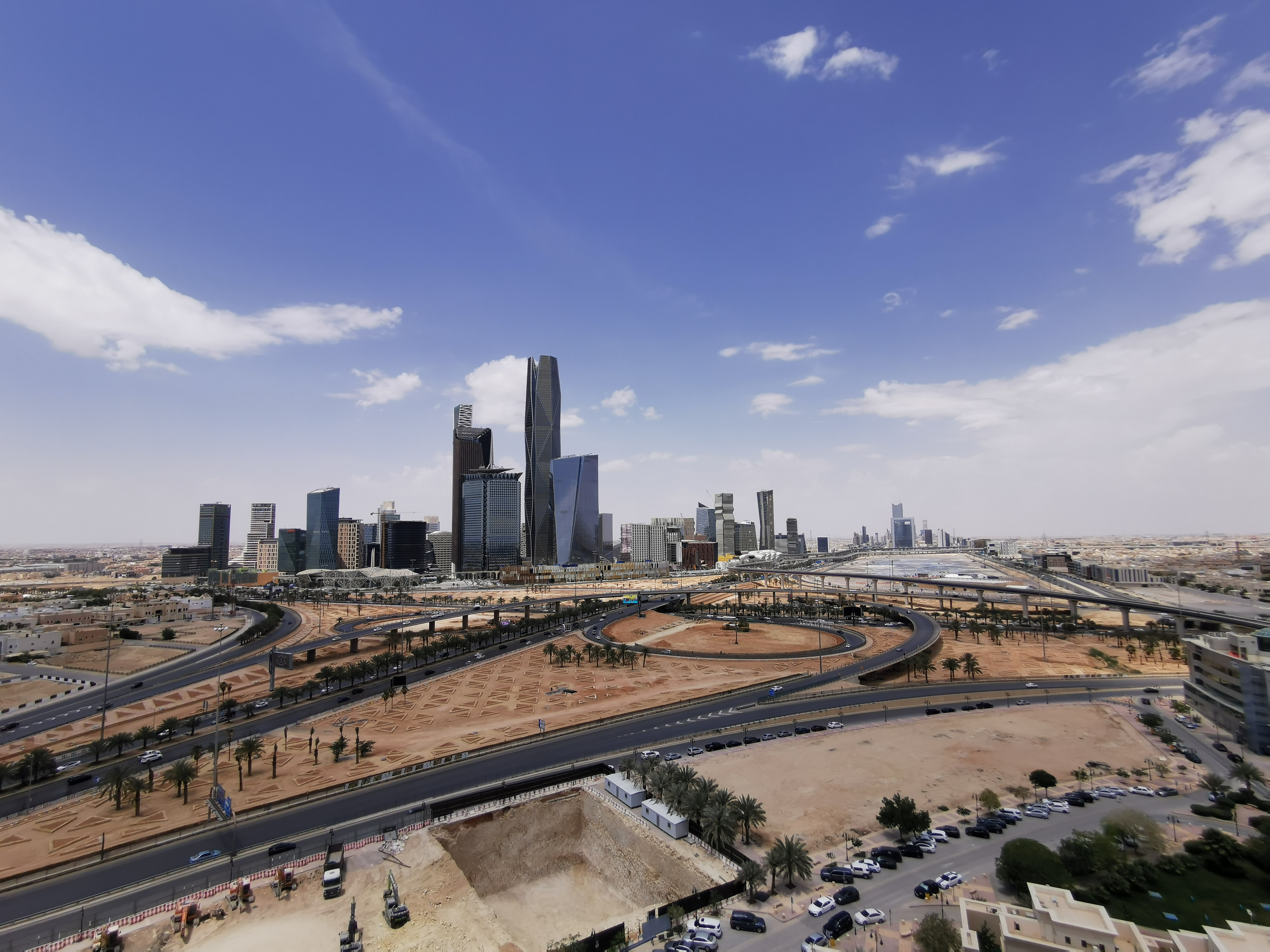 King Abdullah Financial District towers in Riyadh